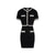 Morgan De Toi Black Viscose Short