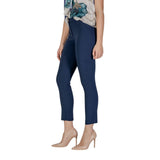 Rinascimento Blue Polyester Casual Pants
