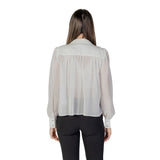 Morgan De Toi White Polyester Blouse