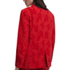 Desigual Red Cotton Blazer