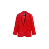 Desigual Red Cotton Blazer