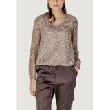 Street One Beige Polyester Blouse