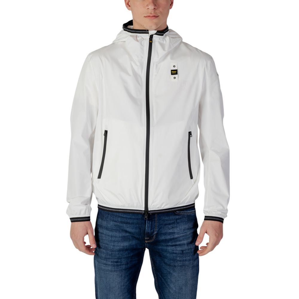 Blauer White Polyamide Jackets & Coat