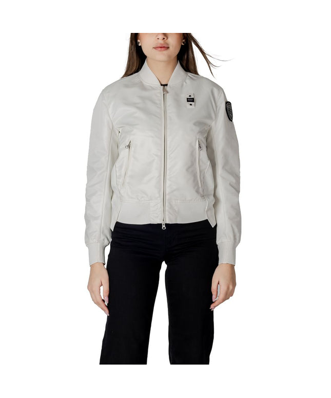 Blauer White Polyamide Jackets & Coat