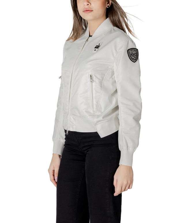 Blauer White Polyamide Jackets & Coat