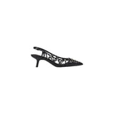 ASH Black Leather High Heel