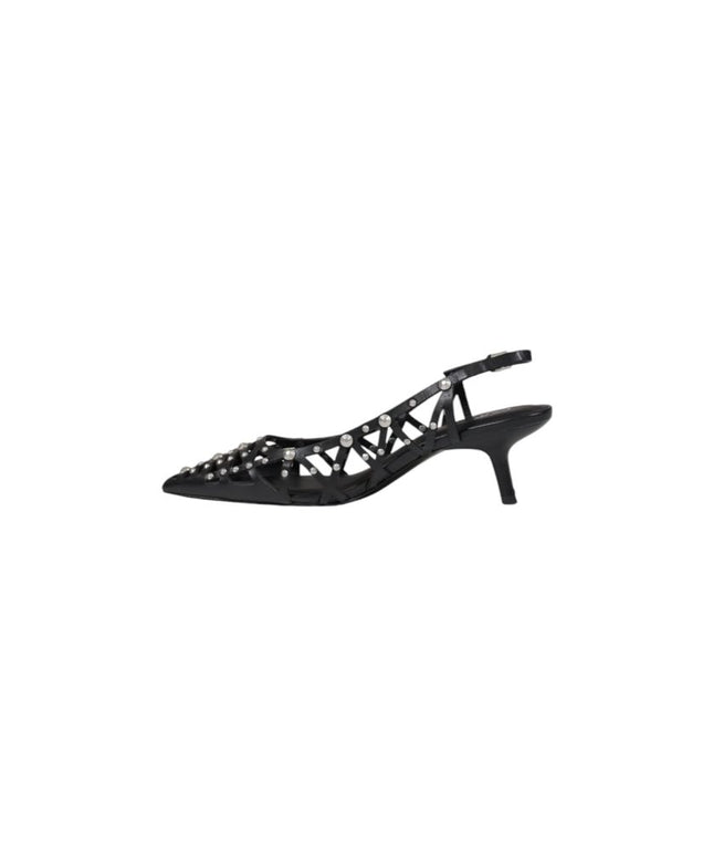 ASH Black Leather High Heel