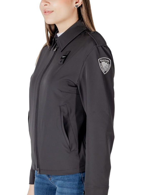 Blauer Black Polyamide Jackets & Coat