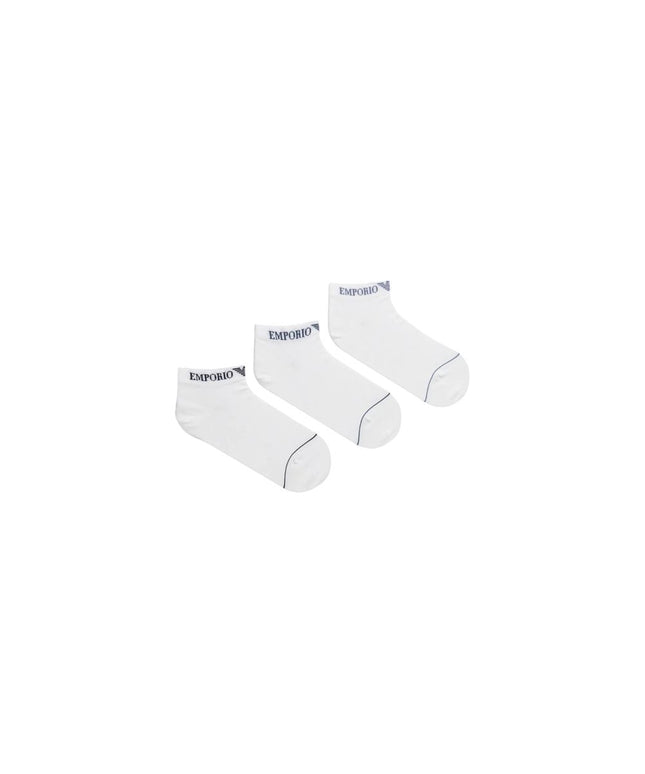Emporio Armani Underwear White Cotton Sock
