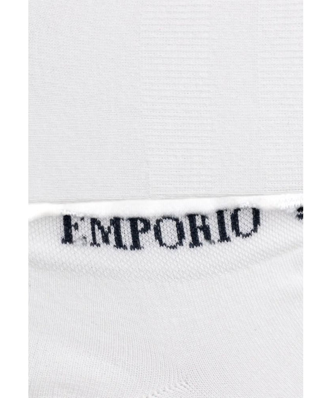 Emporio Armani Underwear White Cotton Sock