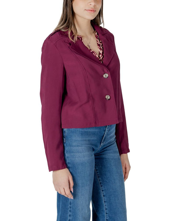 Street One Purple Viscose Parka