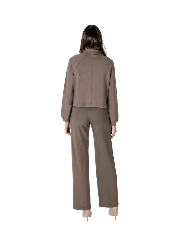 Street One Brown Modal Jackets & Coat