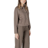 Street One Brown Modal Jackets & Coat