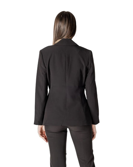 ICHI Black Polyester Blazer