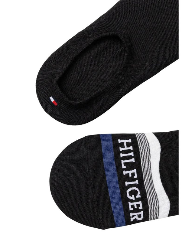 Tommy Hilfiger Black Cotton Sock