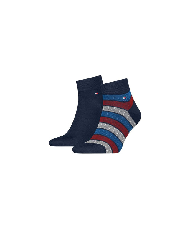 Tommy Hilfiger Blue Cotton Sock