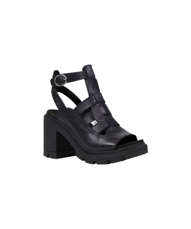 Timberland Black Leather Sandal
