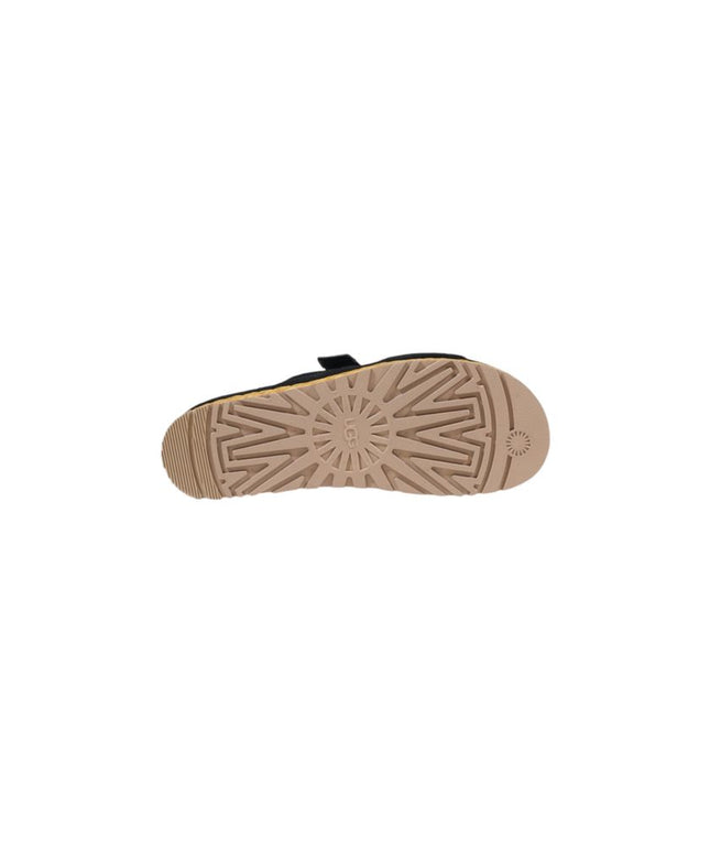 UGG Black Suede Leather Sandal
