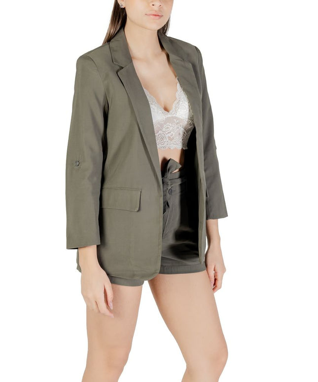 Only Green Viscose Blazer