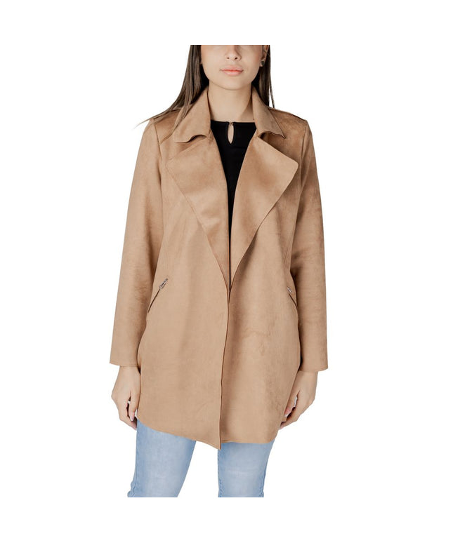 Street One Beige Polyester Trench Coat