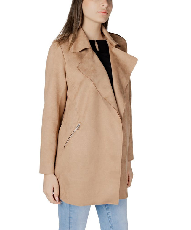 Street One Beige Polyester Trench Coat