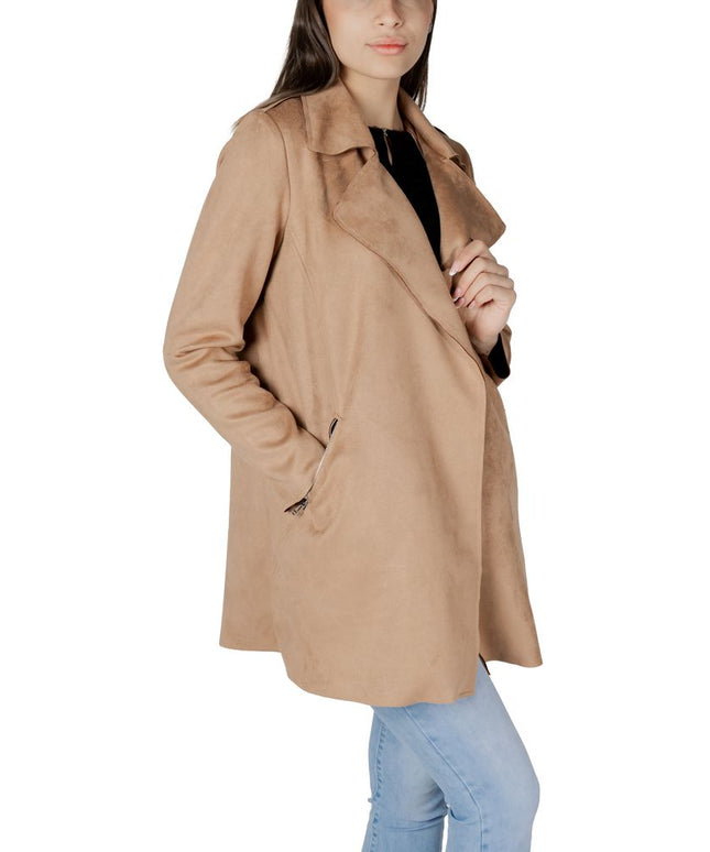 Street One Beige Polyester Trench Coat