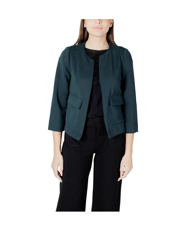 Street One Green Modal Jackets & Coat