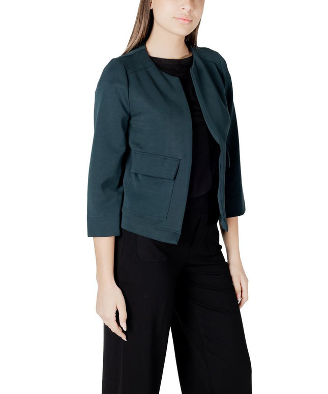 Street One Green Modal Jackets & Coat