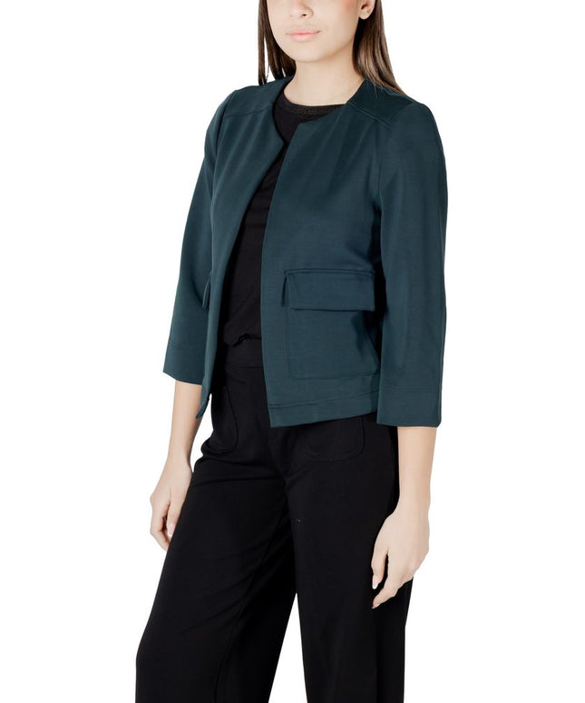 Street One Green Modal Jackets & Coat