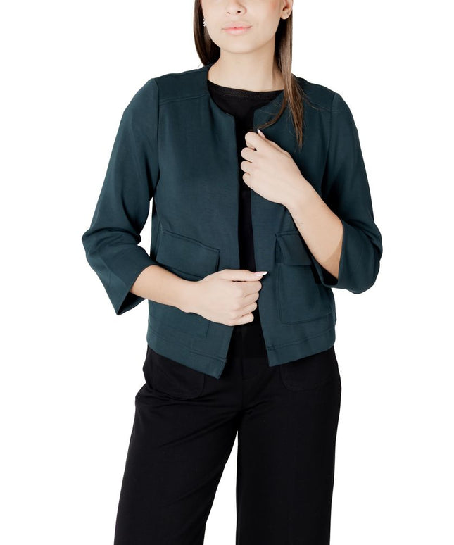 Street One Green Modal Jackets & Coat