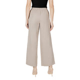 Only Beige Viscose Pant