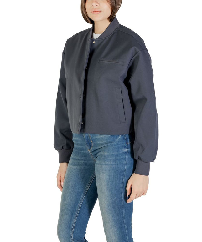 Calvin Klein Jeans Gray Recycled Polyester Jackets & Coat