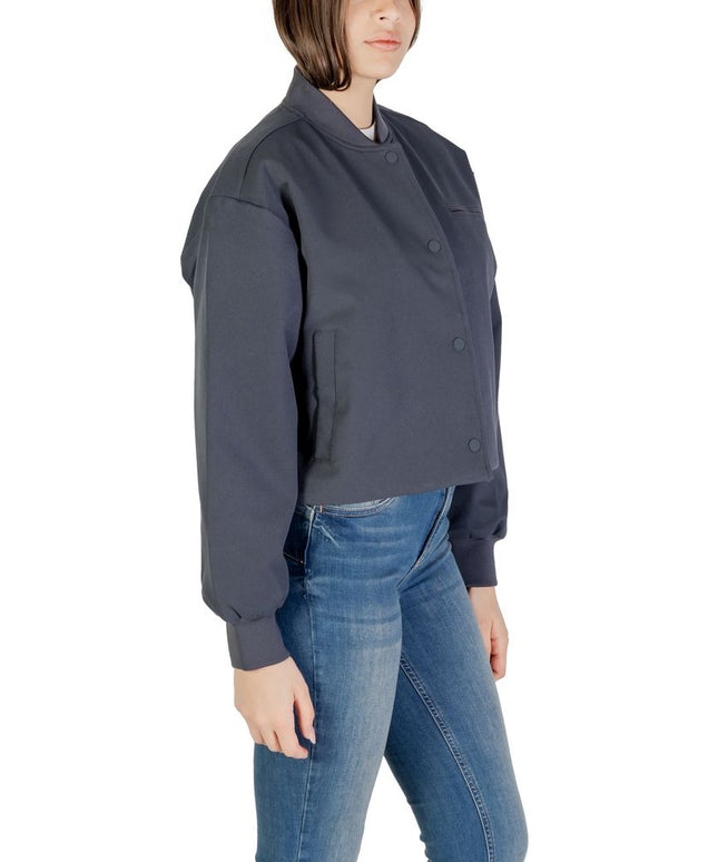 Calvin Klein Jeans Gray Recycled Polyester Jackets & Coat
