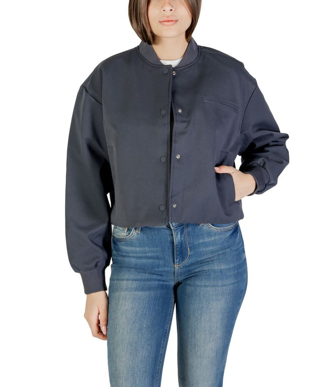 Calvin Klein Jeans Gray Recycled Polyester Jackets & Coat