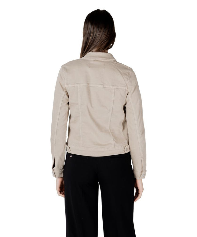 Street One Beige Cotton Jackets & Coat