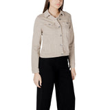 Street One Beige Cotton Jackets & Coat