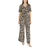 ICHI Beige Viscose Jumpsuit
