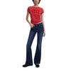 Desigual Blue Cotton Bootcut Jean