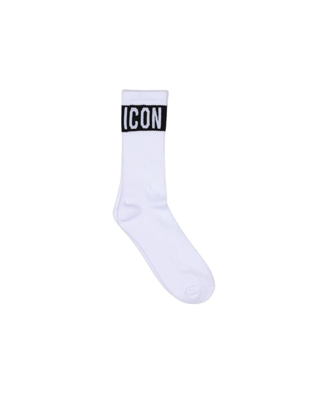 Icon White Cotton Sock