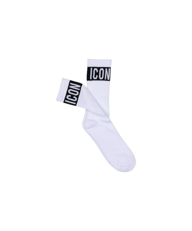 Icon White Cotton Sock