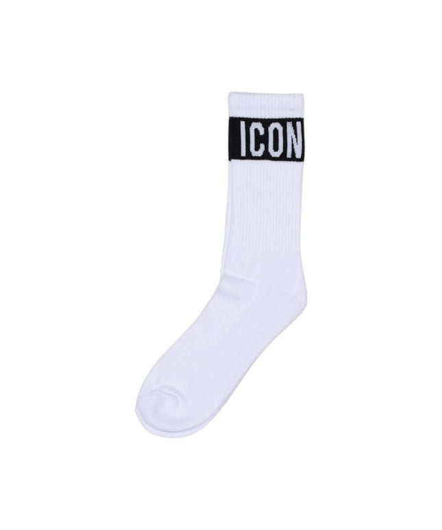 Icon White Cotton Sock