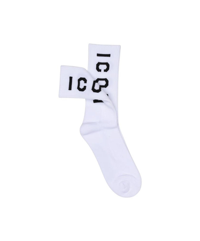 Icon White Cotton Sock