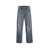 Jack Jones Blue Cotton Relaxed Fit Jean
