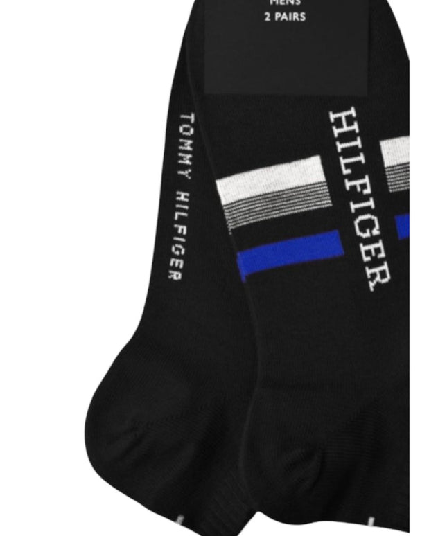Tommy Hilfiger Black Cotton Sock