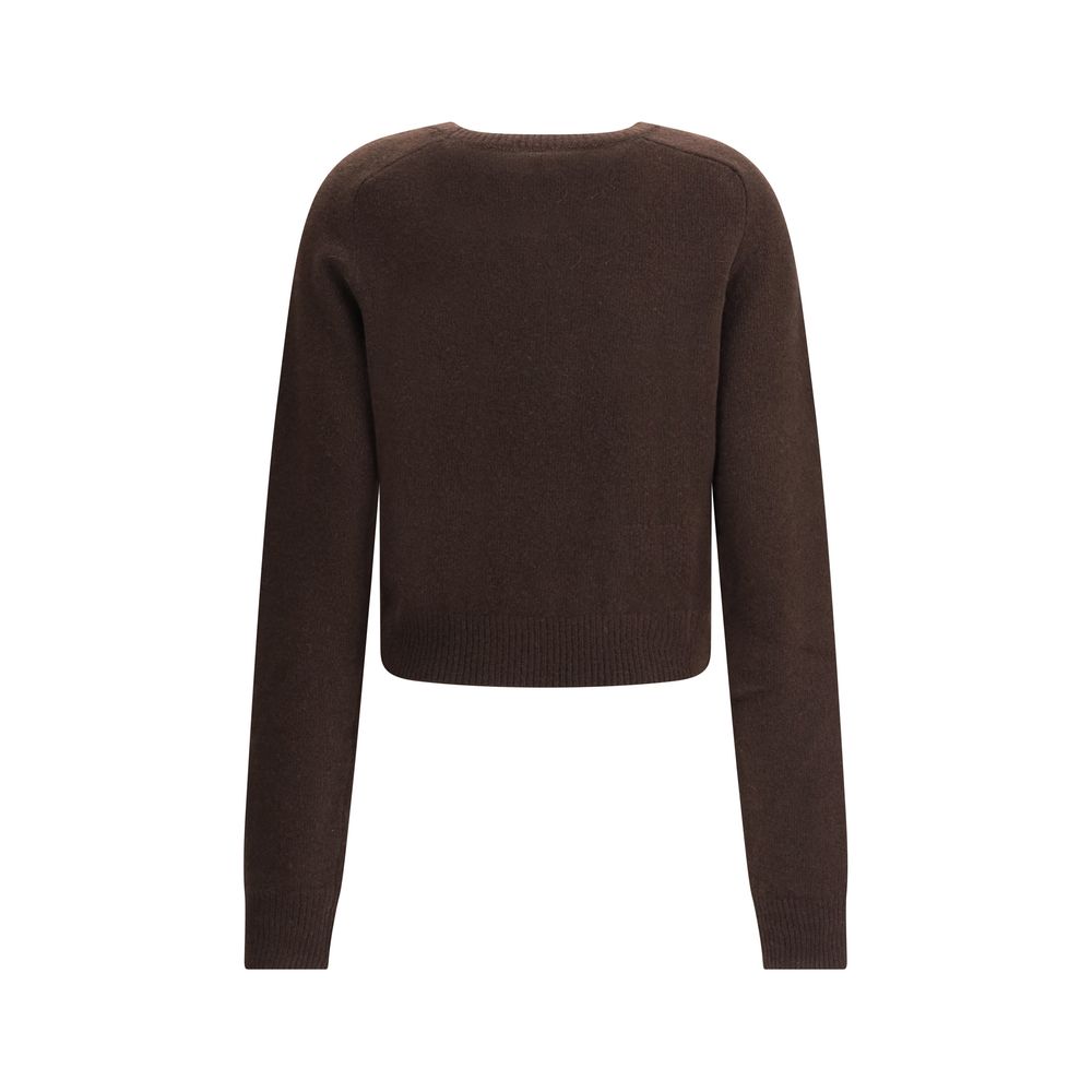 Petar Petrov Brown Fleece Wool Cashmere Sweater