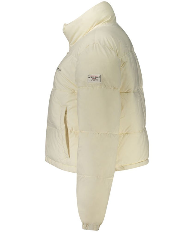 Guess Jeans White Polyester Women Jacket