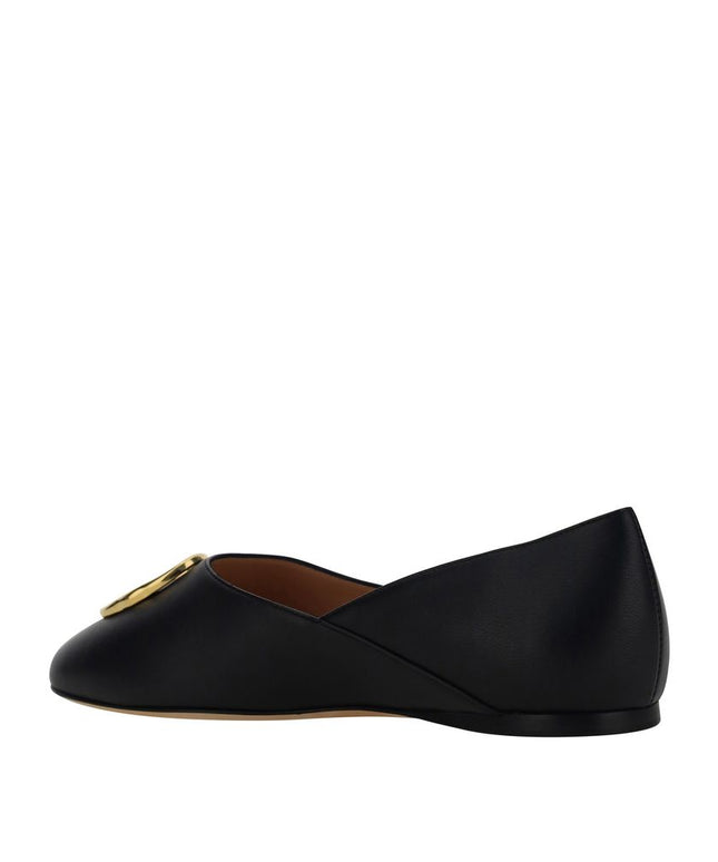 Bally Leather Ballerina Flats