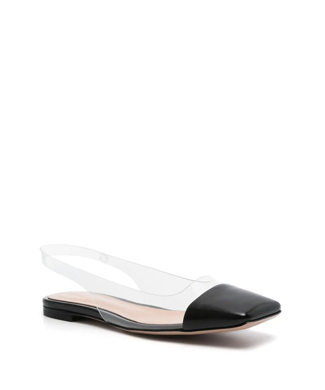 Gianvito Rossi Plexi Slingback Flats