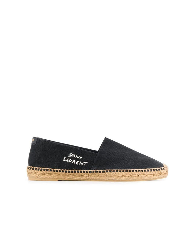 Saint Laurent Canvas Logo Espadrilles