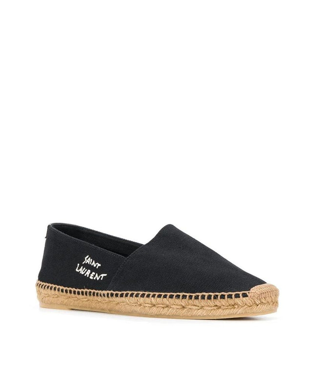 Saint Laurent Canvas Logo Espadrilles